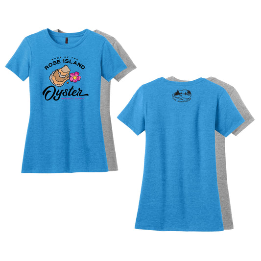 Rose Island Oysters - Ladies T-shirt