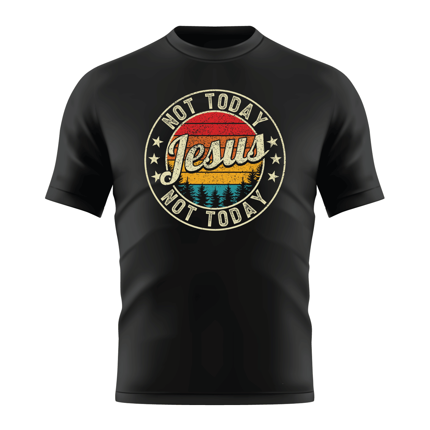 Not Today Jesus - Retro