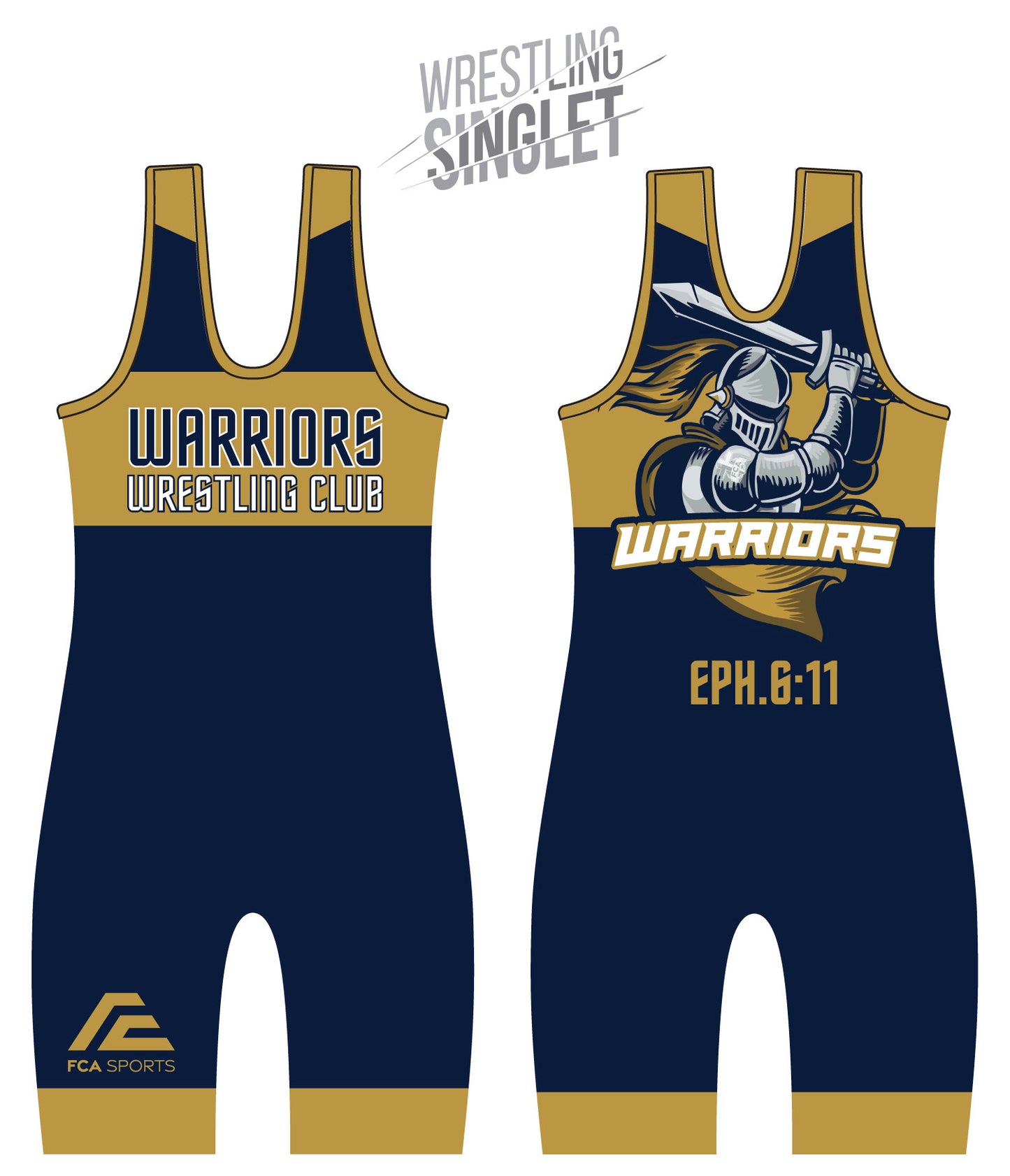 FCA - Wrestling Singlets